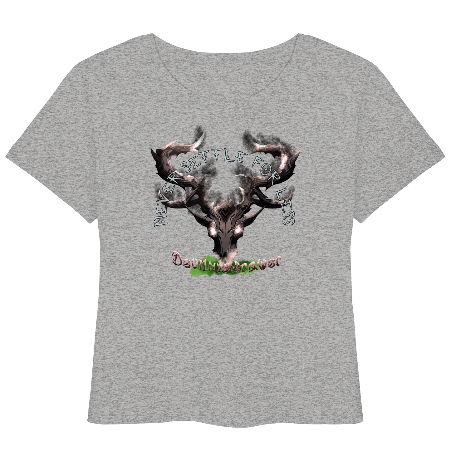 Deviliusdrawer Cruel Deer - Womens Organic Lightweight T-Shirt