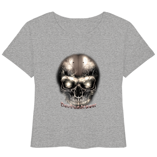 Deviliusdrawer Fire Skeleton Iron - Womens Organic Lightweight T-Shirt