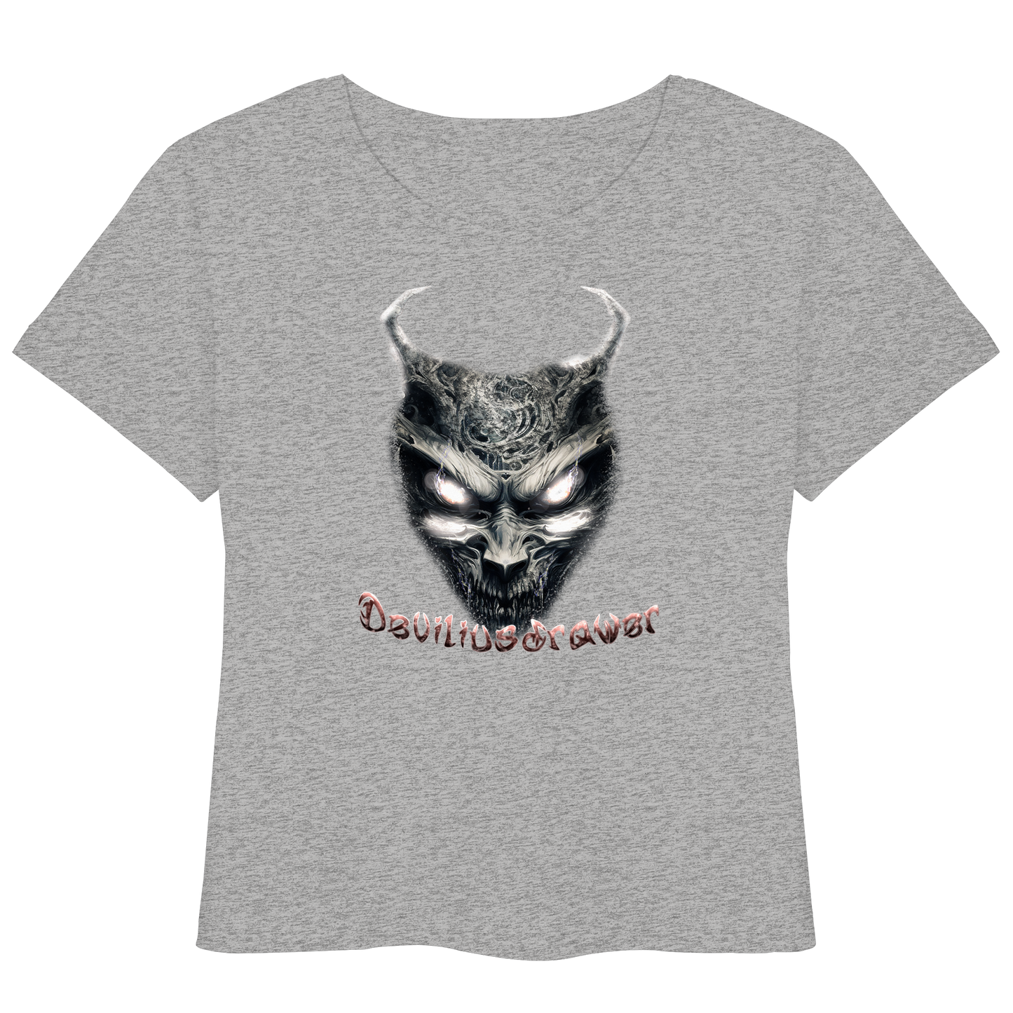 Deviliusdrawer Demonic Evil Zombie - Womens Organic Lightweight T-Shirt