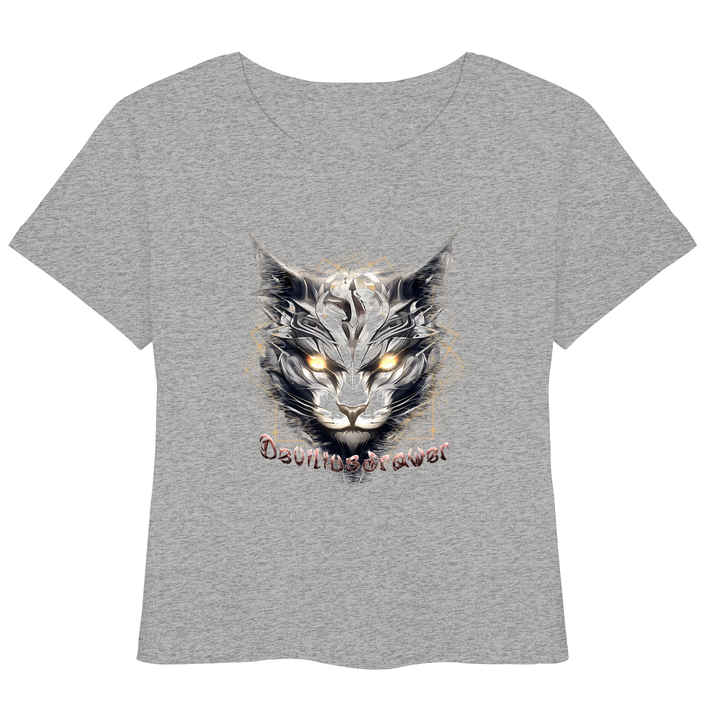 Deviliusdrawer Magician Cat - Womens Organic Lightweight T-Shirt
