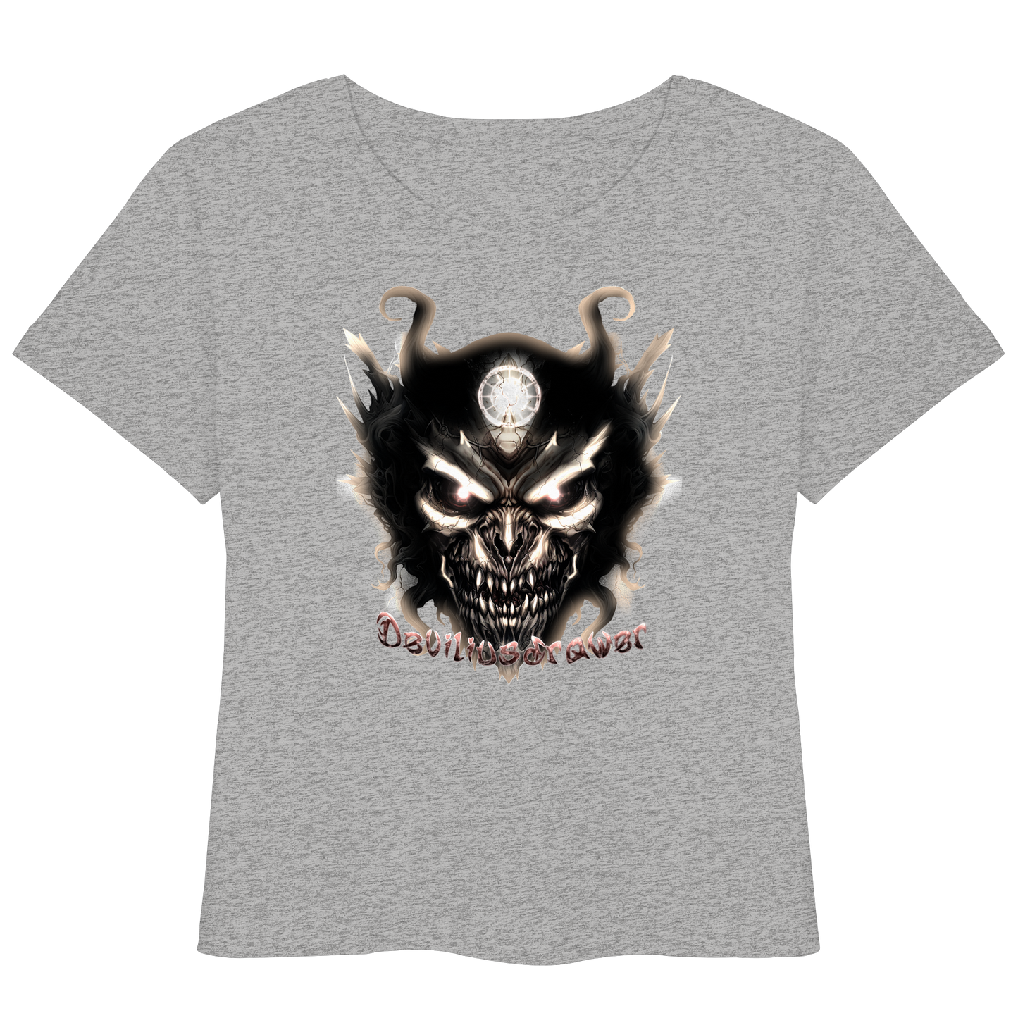 Deviliusdrawer Dark Devil - Womens Organic Lightweight T-Shirt