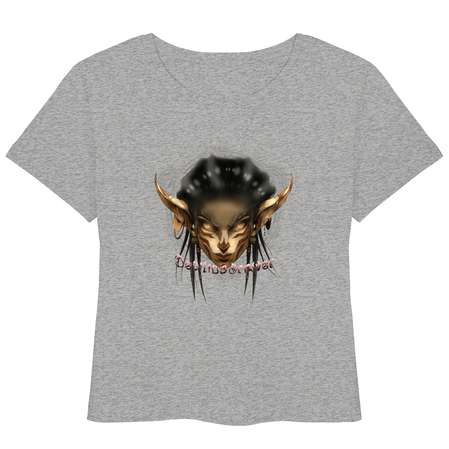 Deviliusdrawer Gold Magician Elf - Womens Organic Lightweight T-Shirt