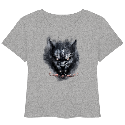 Deviliusdrawer Dark Beast Tiger  - Womens Organic Lightweight T-Shirt
