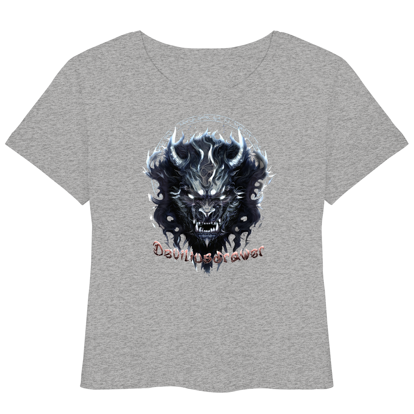 Deviliusdrawer Dark Wolf Mask - Womens Organic Lightweight T-Shirt