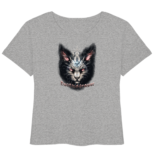 Deviliusdrawer Myshtical Redeyed Cat - Womens Organic Lightweight T-Shirt