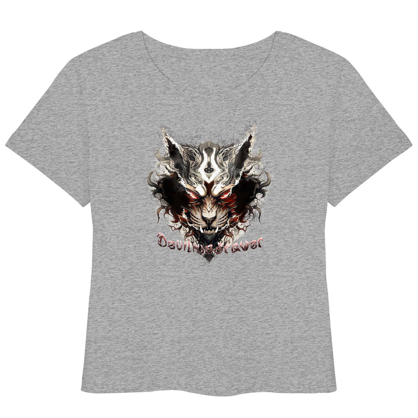 Deviliusdrawer Wild Hotcat  - Womens Organic Lightweight T-Shirt