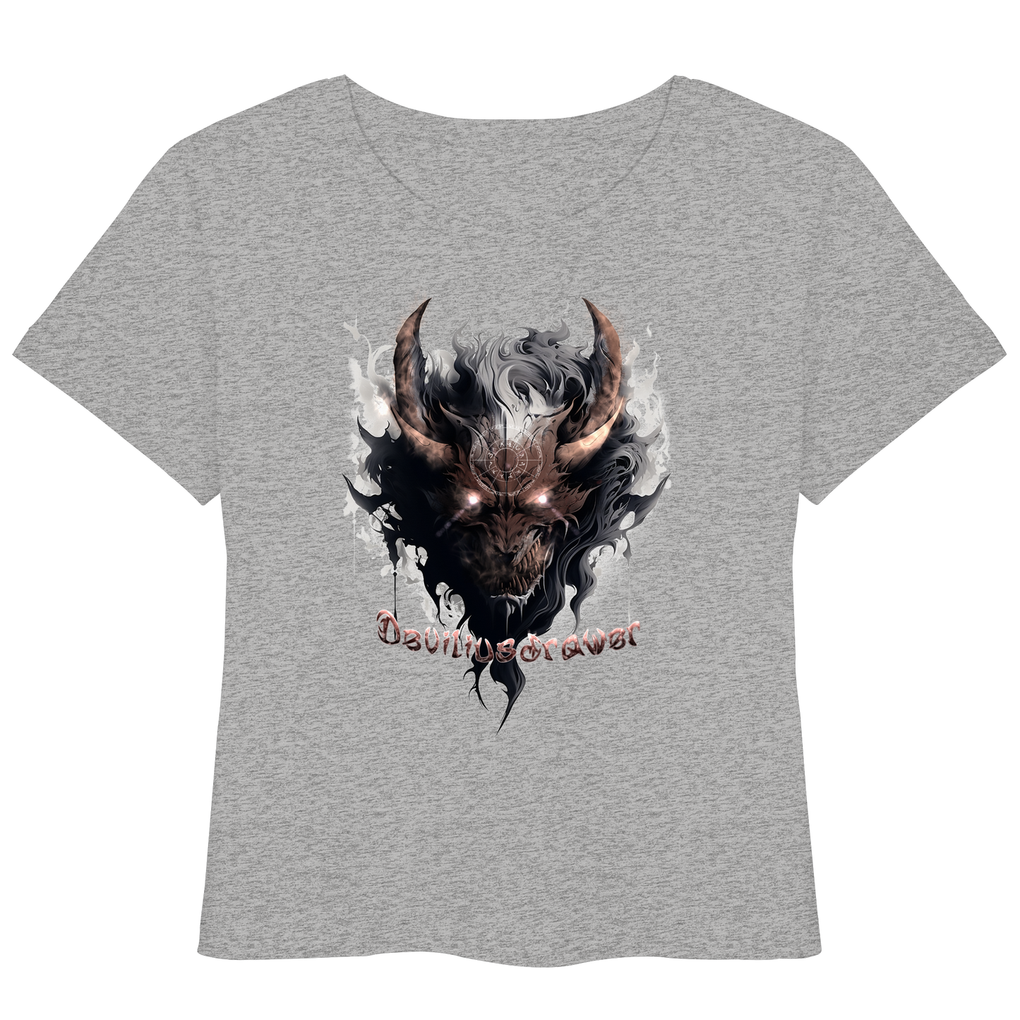 Deviliusdrawer Magic Redeyed Demon - Womens Organic Lightweight T-Shirt