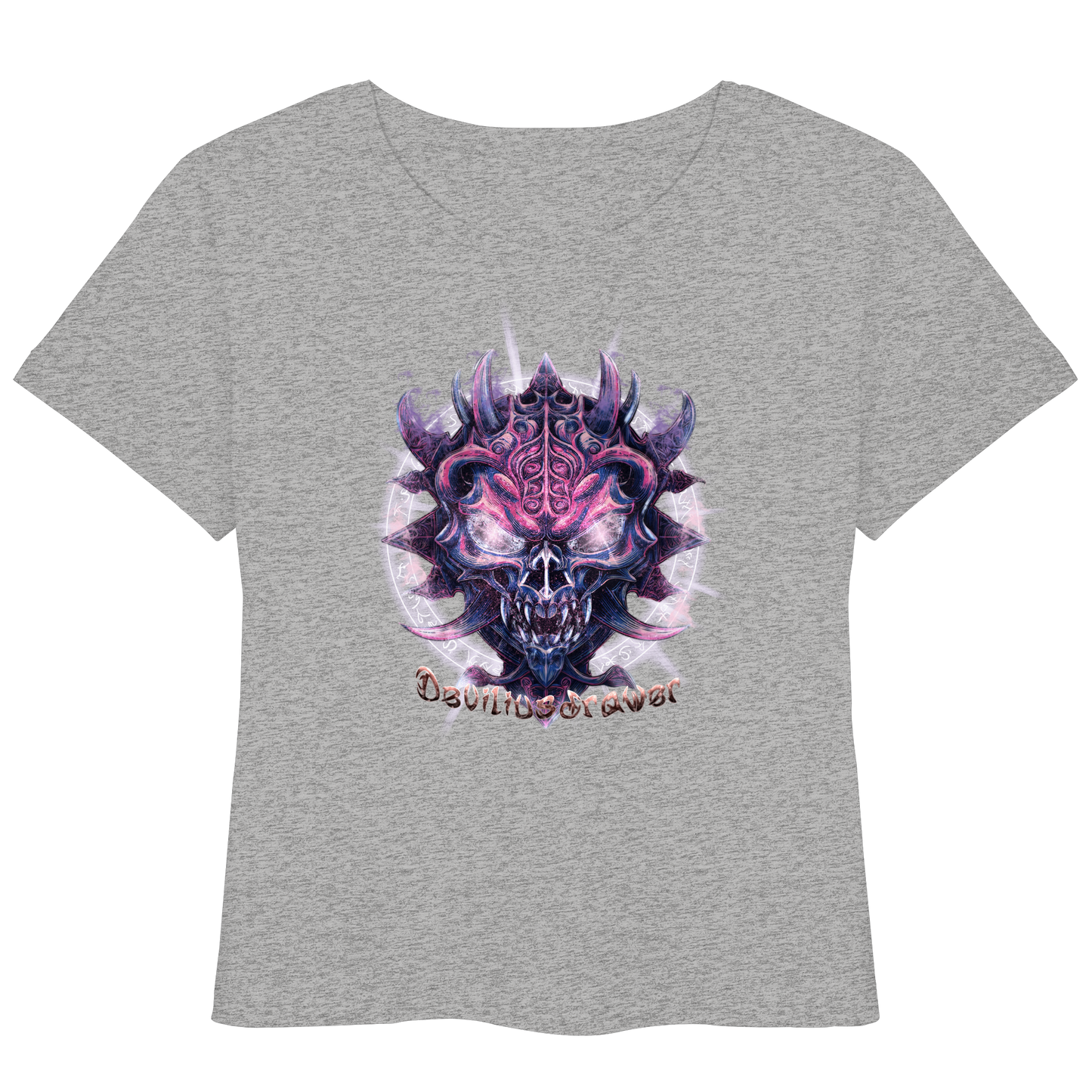 Deviliusdrawer Fire Demon - Womens Organic Lightweight T-Shirt