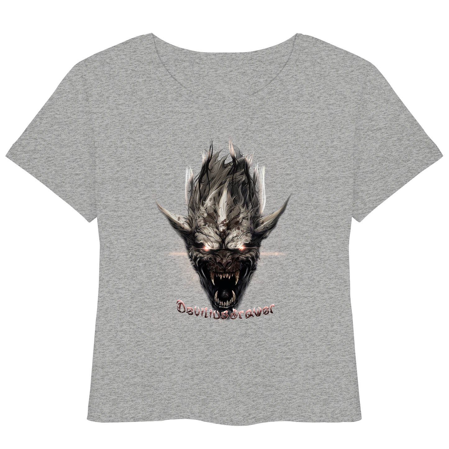 Deviliusdrawer Beast Wearwolf - Womens Organic Lightweight T-Shirt