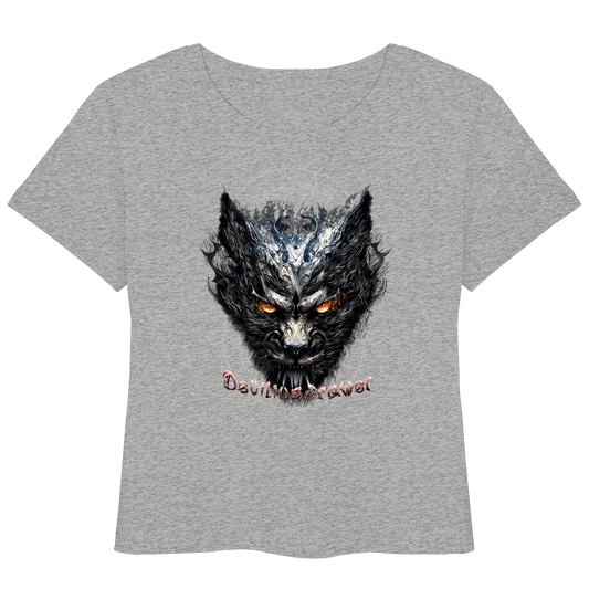 Deviliusdrawer Iron Cat - Womens Organic Lightweight T-Shirt