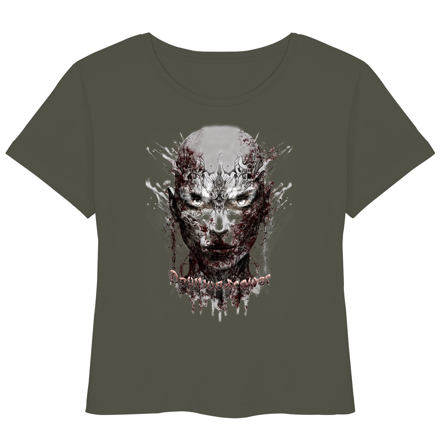 Deviliusdrawer Mechanic Girl - Womens Organic Lightweight T-Shirt