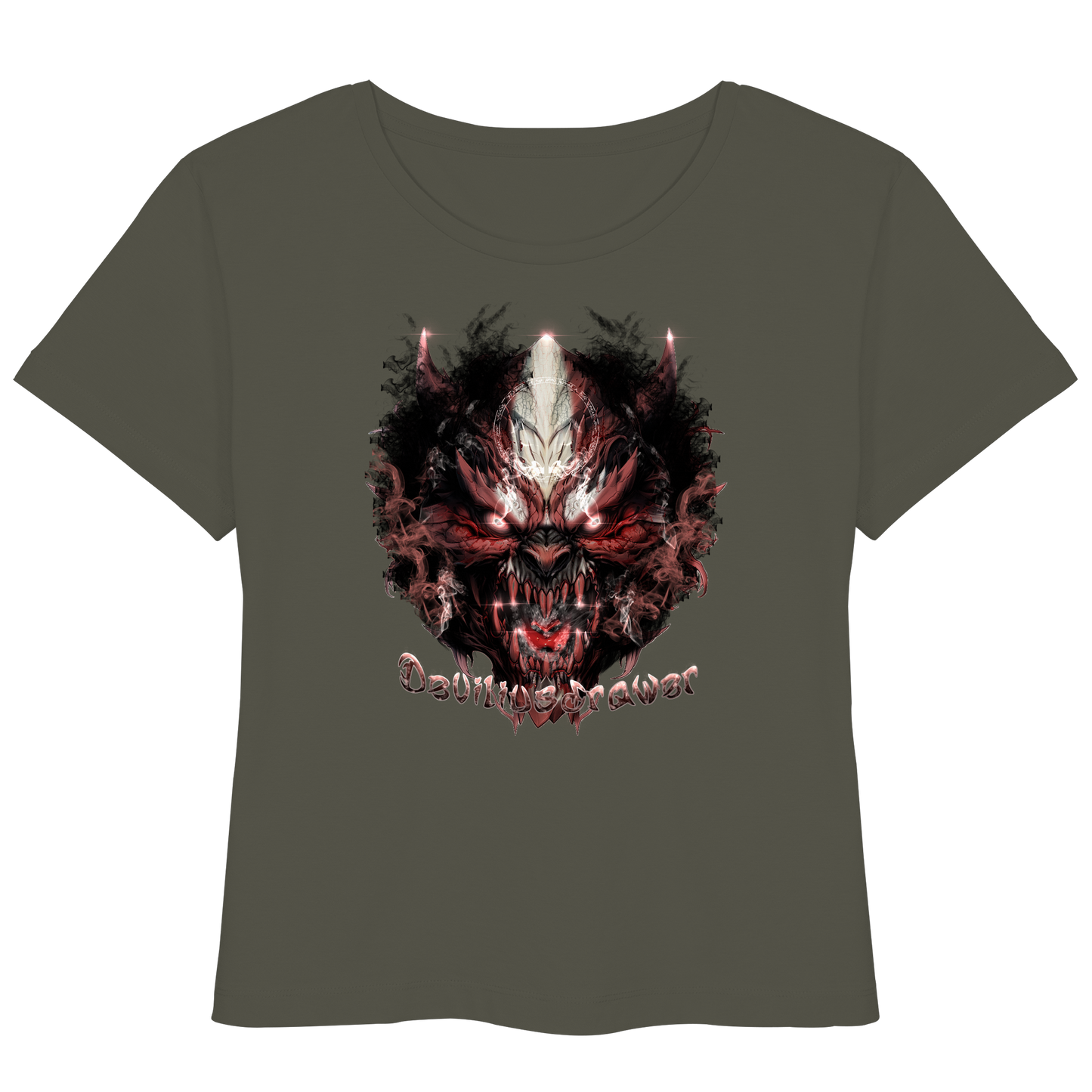 Deviliusdrawer Bloody Demon Vampire - Womens Organic Lightweight T-Shirt