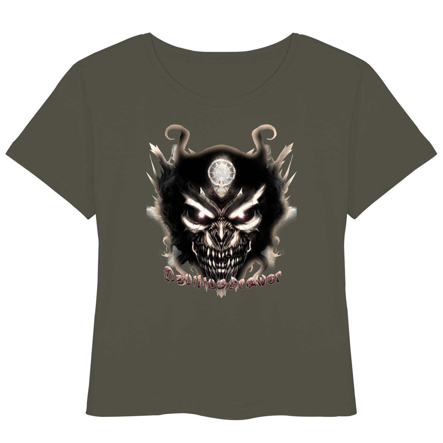 Deviliusdrawer Dark Devil - Womens Organic Lightweight T-Shirt