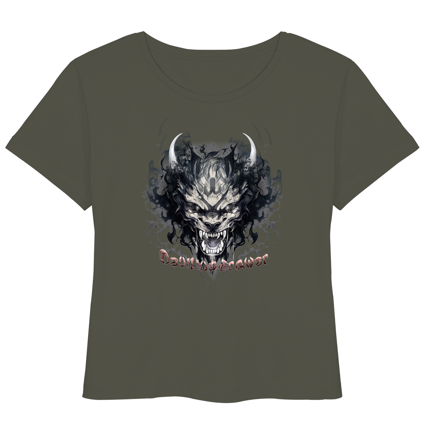 Deviliusdrawer Smoke Beast - Womens Organic Lightweight T-Shirt