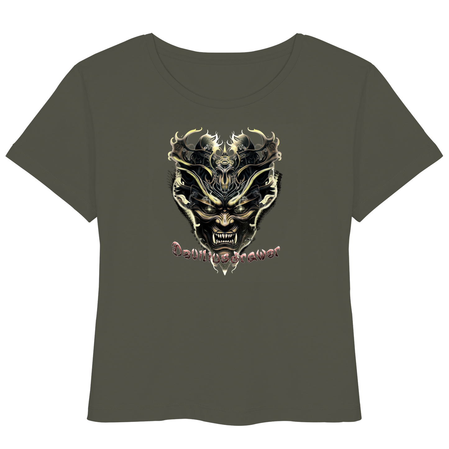 Deviliusdrawer Golden Demon Vampire - Womens Organic Lightweight T-Shirt