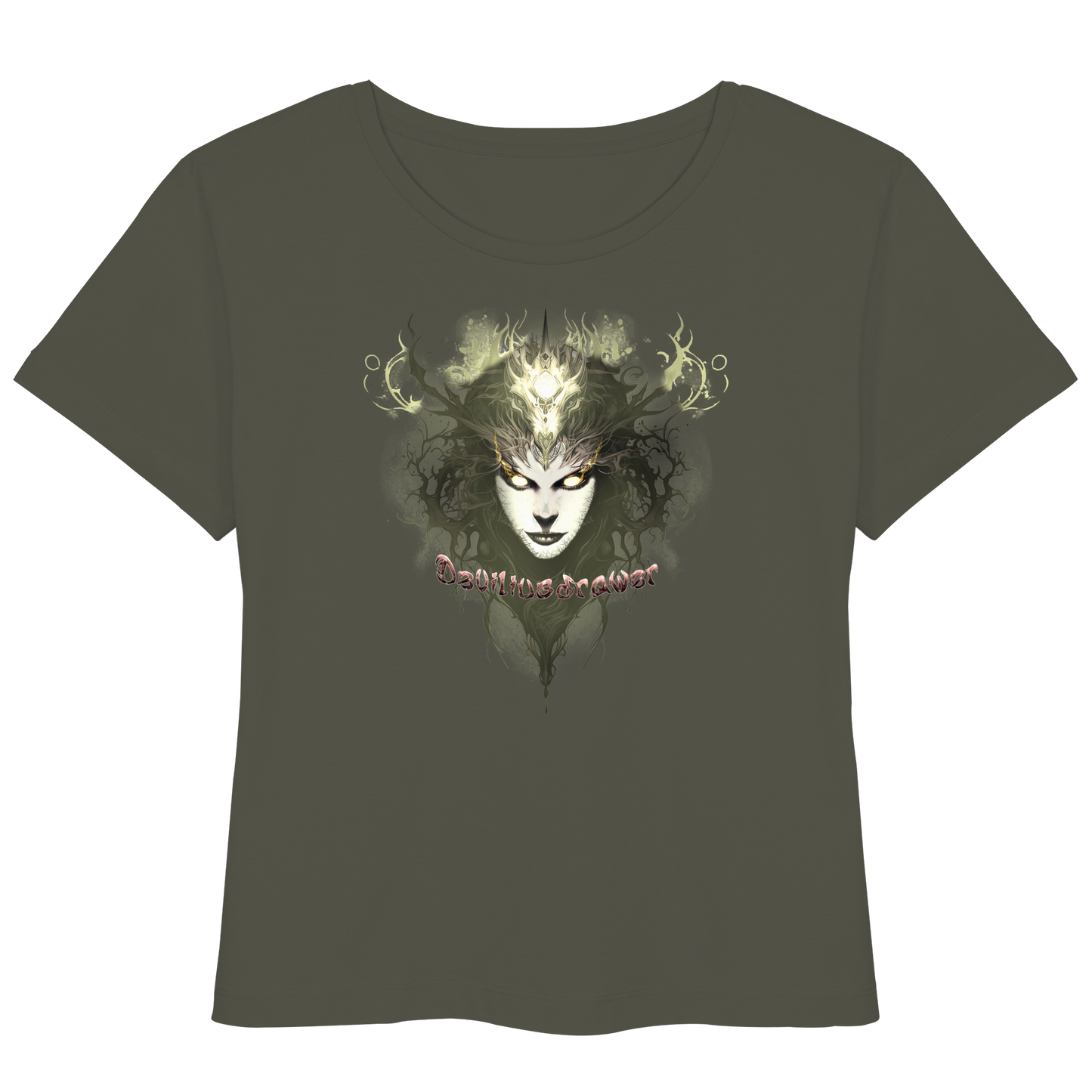 Deviliusdrawer Golden Demonica - Womens Organic Lightweight T-Shirt