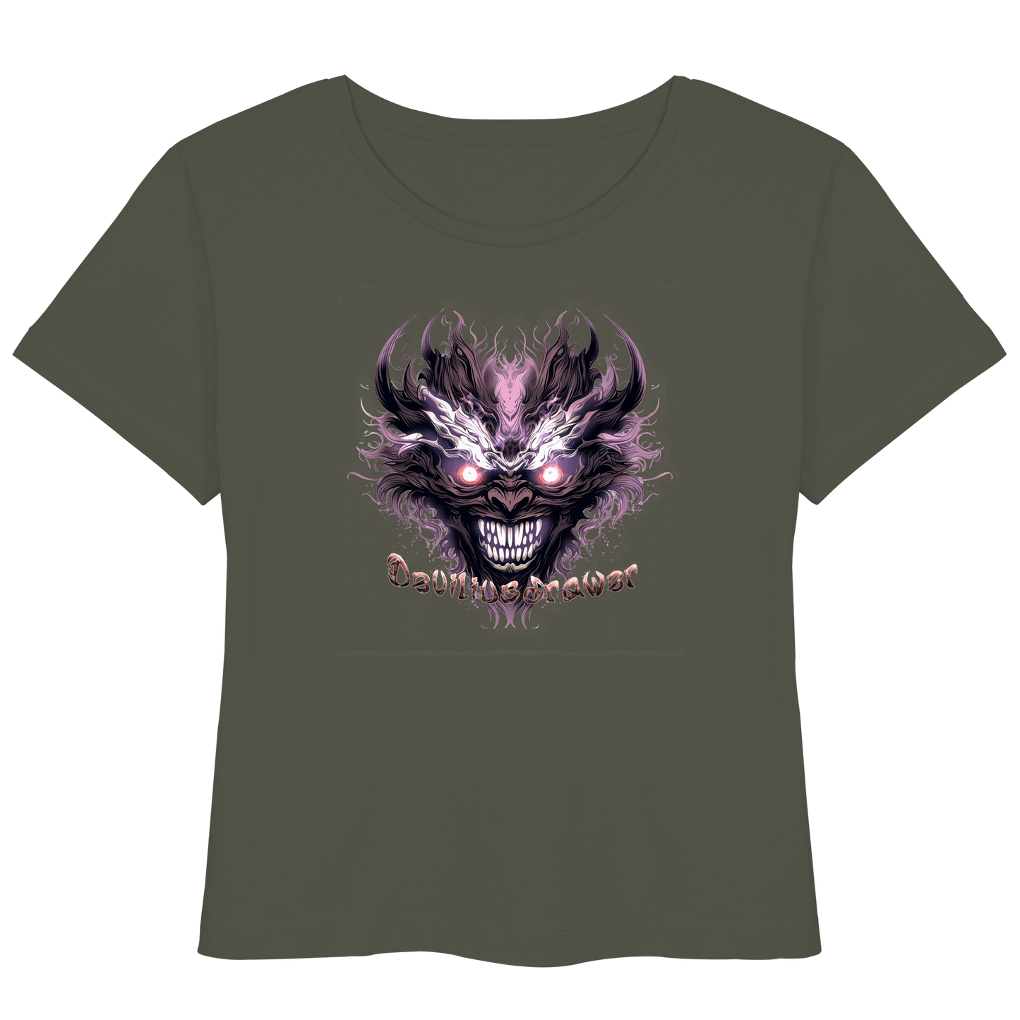 Deviliusdrawer Crazy Mask - Womens Organic Lightweight T-Shirt