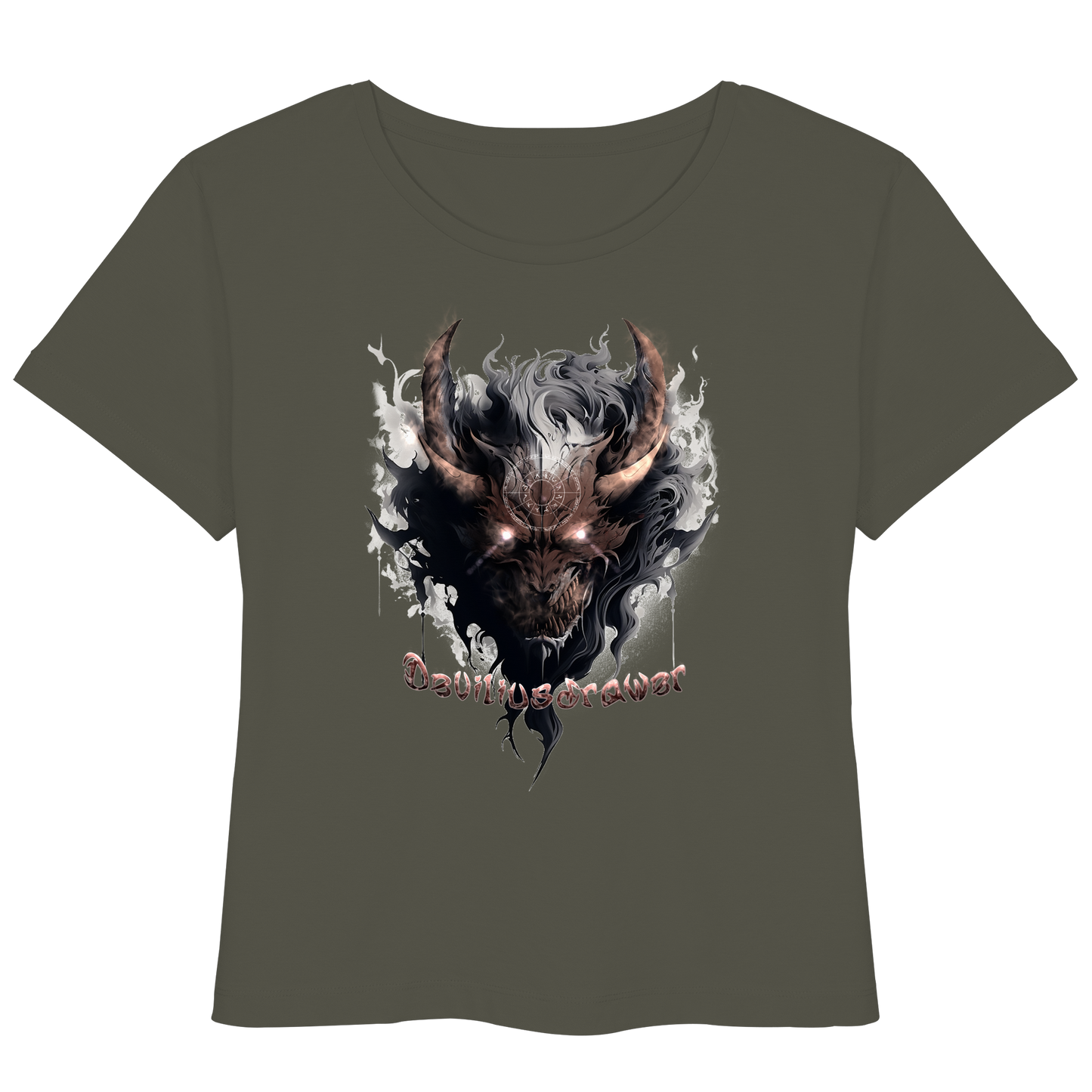 Deviliusdrawer Magic Redeyed Demon - Womens Organic Lightweight T-Shirt