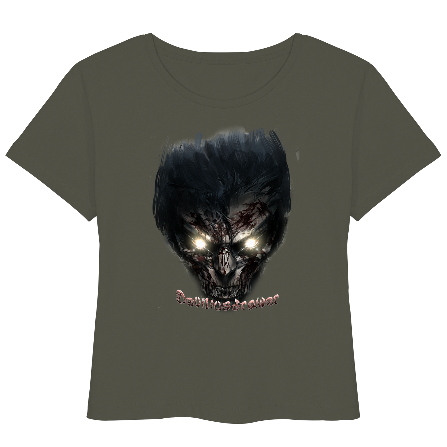 Deviliusdrawer Dark Zombie - Womens Organic Lightweight T-Shirt