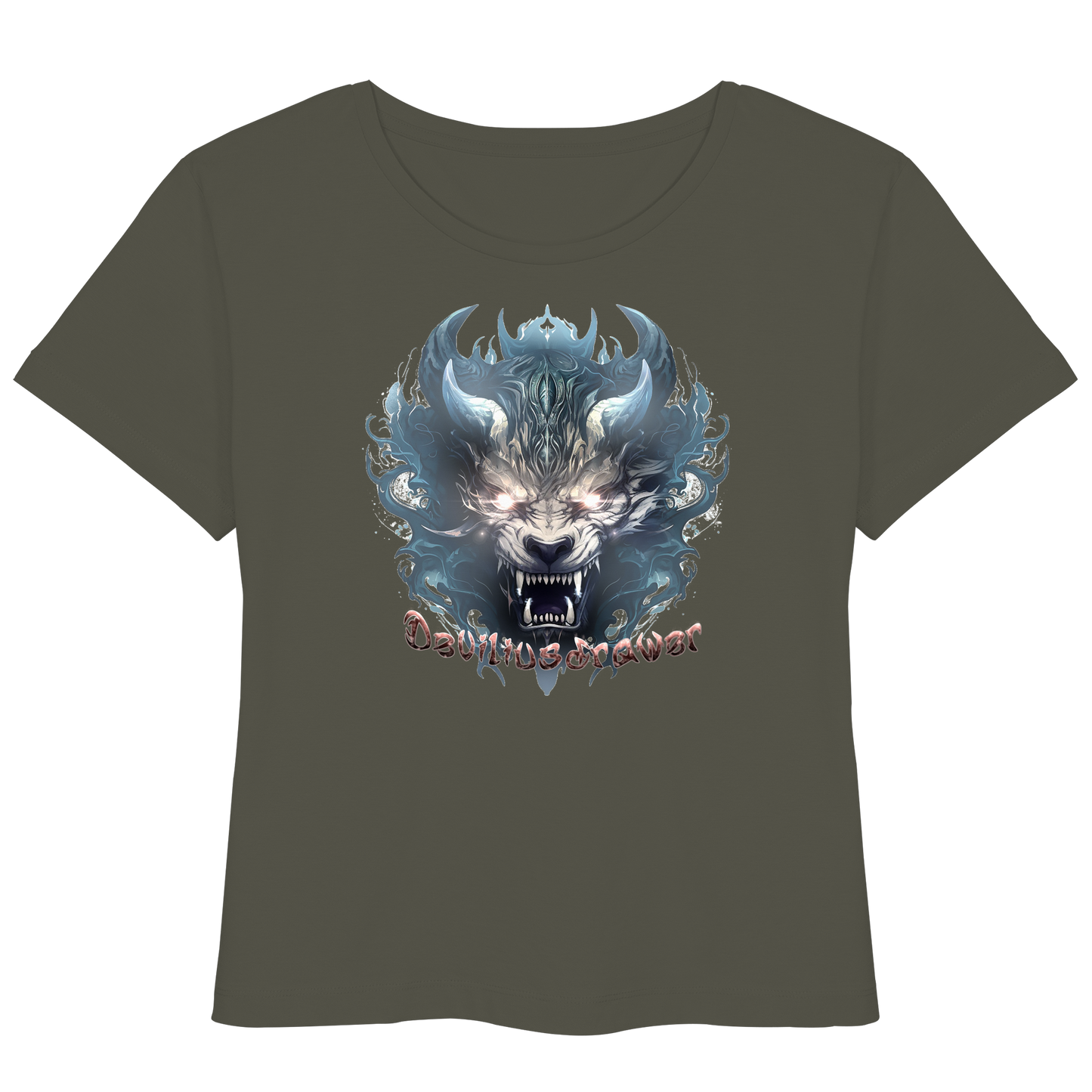 Deviliusdrawer Water Horn Tiger - Womens Organic Lightweight T-Shirt
