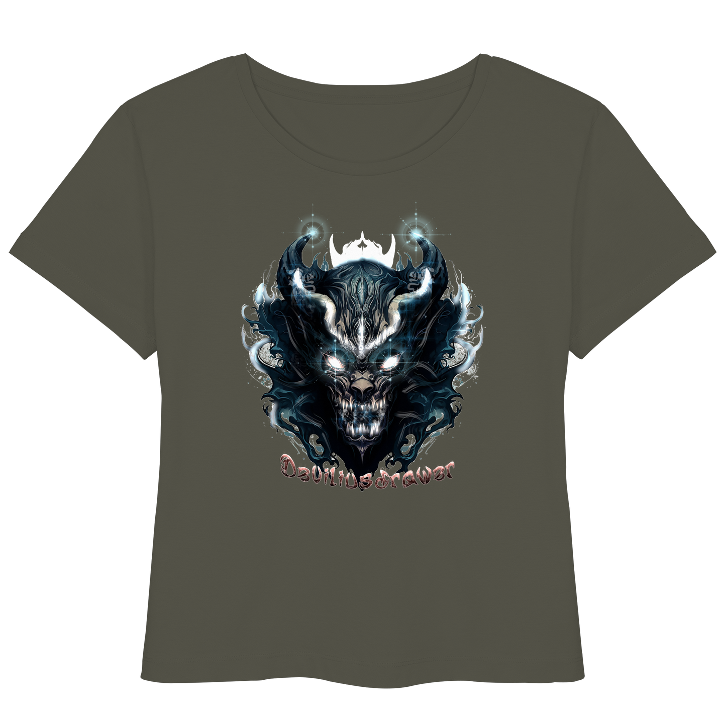 Deviliusdrawer Demonic Star - Womens Organic Lightweight T-Shirt