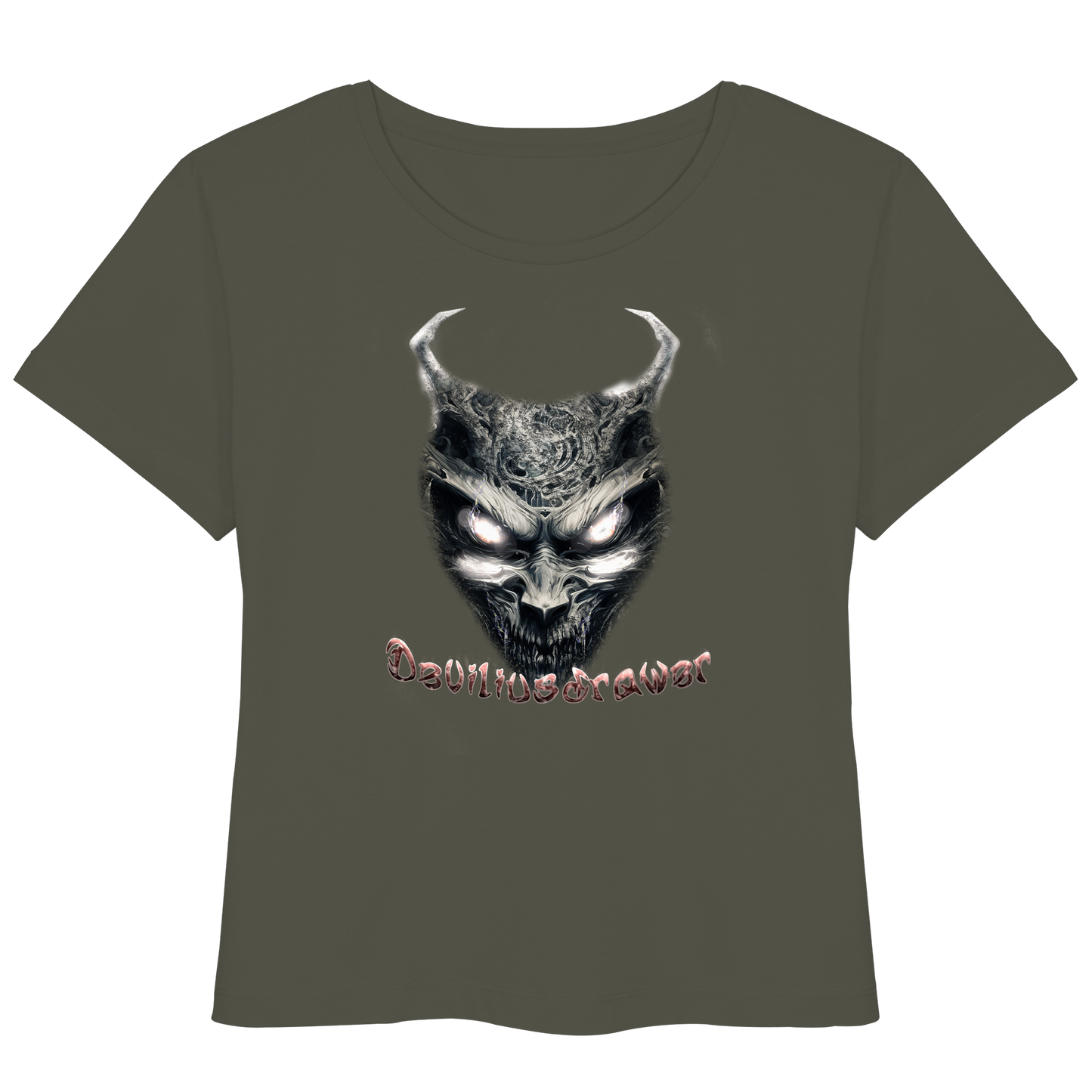 Deviliusdrawer Demonic Evil Zombie - Womens Organic Lightweight T-Shirt