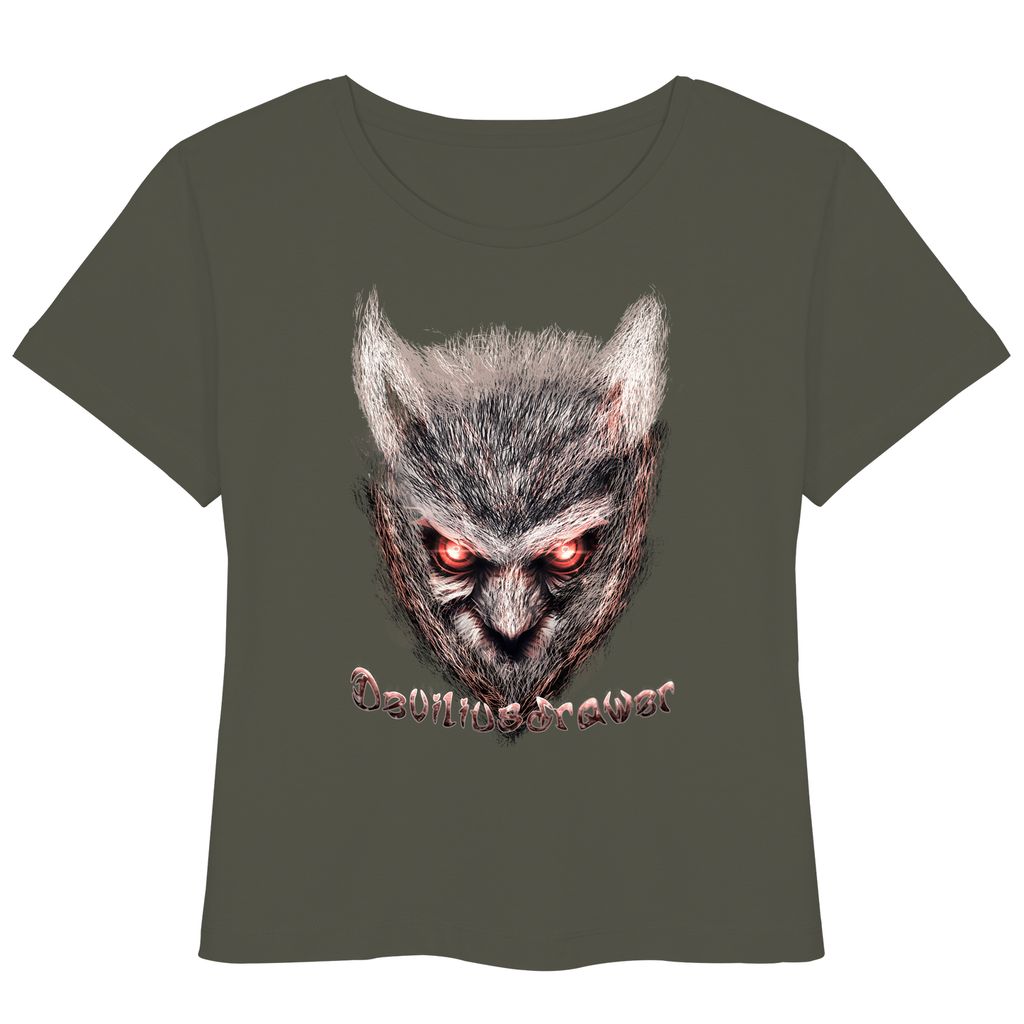 Deviliusdrawer Red Eyed Owl - Womens Organic Lightweight T-Shirt