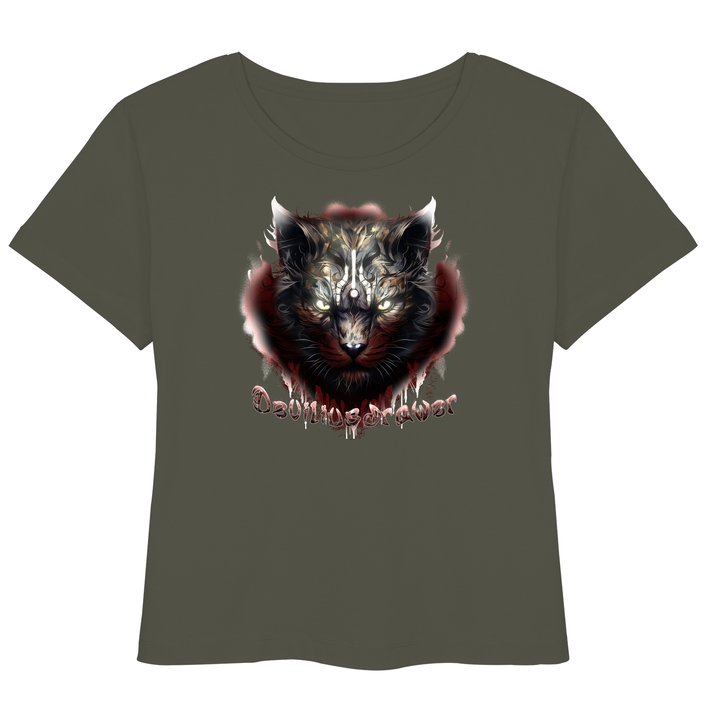 Deviliusdrawer Angry Badass - Womens Organic Lightweight T-Shirt