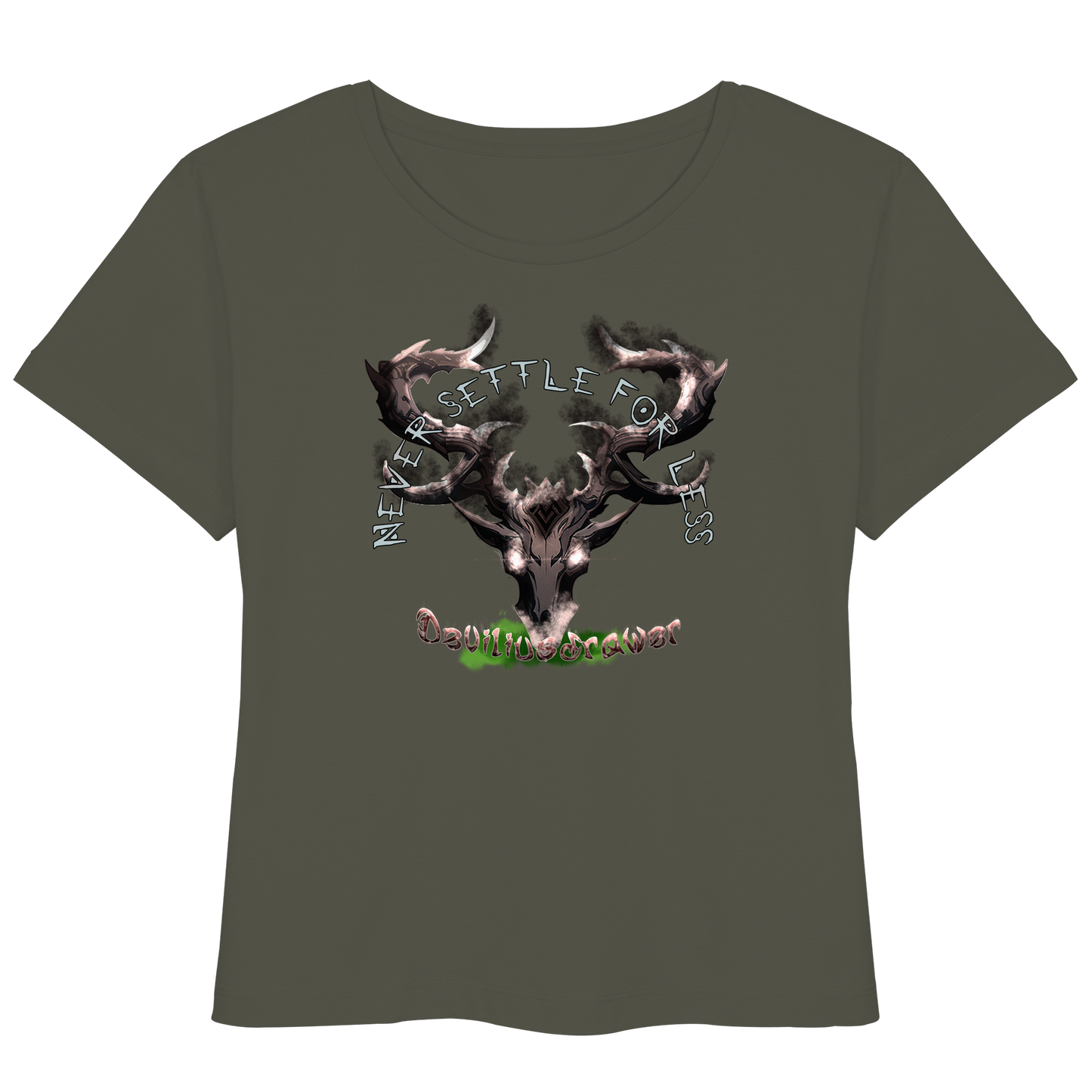 Deviliusdrawer Cruel Deer - Womens Organic Lightweight T-Shirt