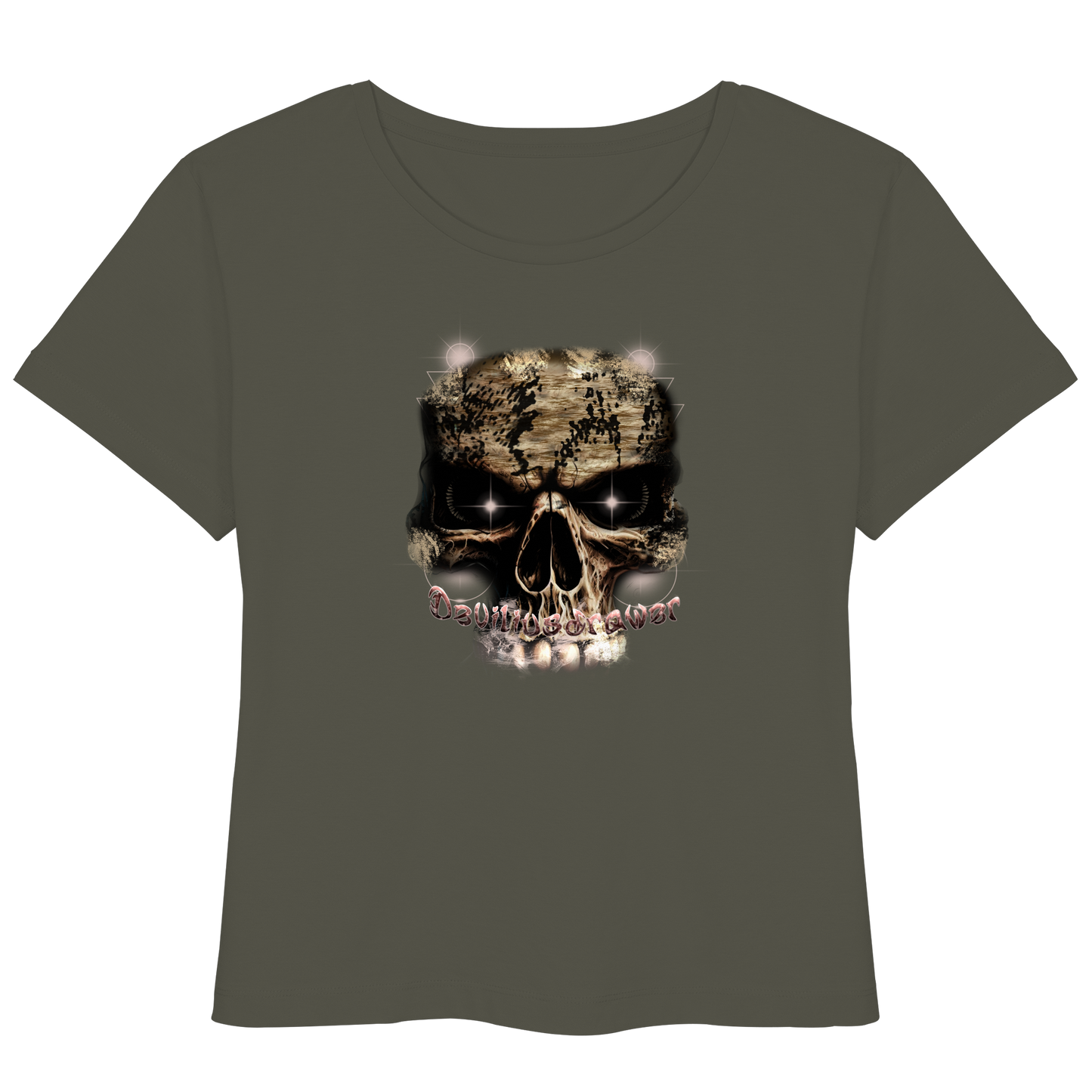 Deviliusdrawer Skeleton Eye - Womens Organic Lightweight T-Shirt