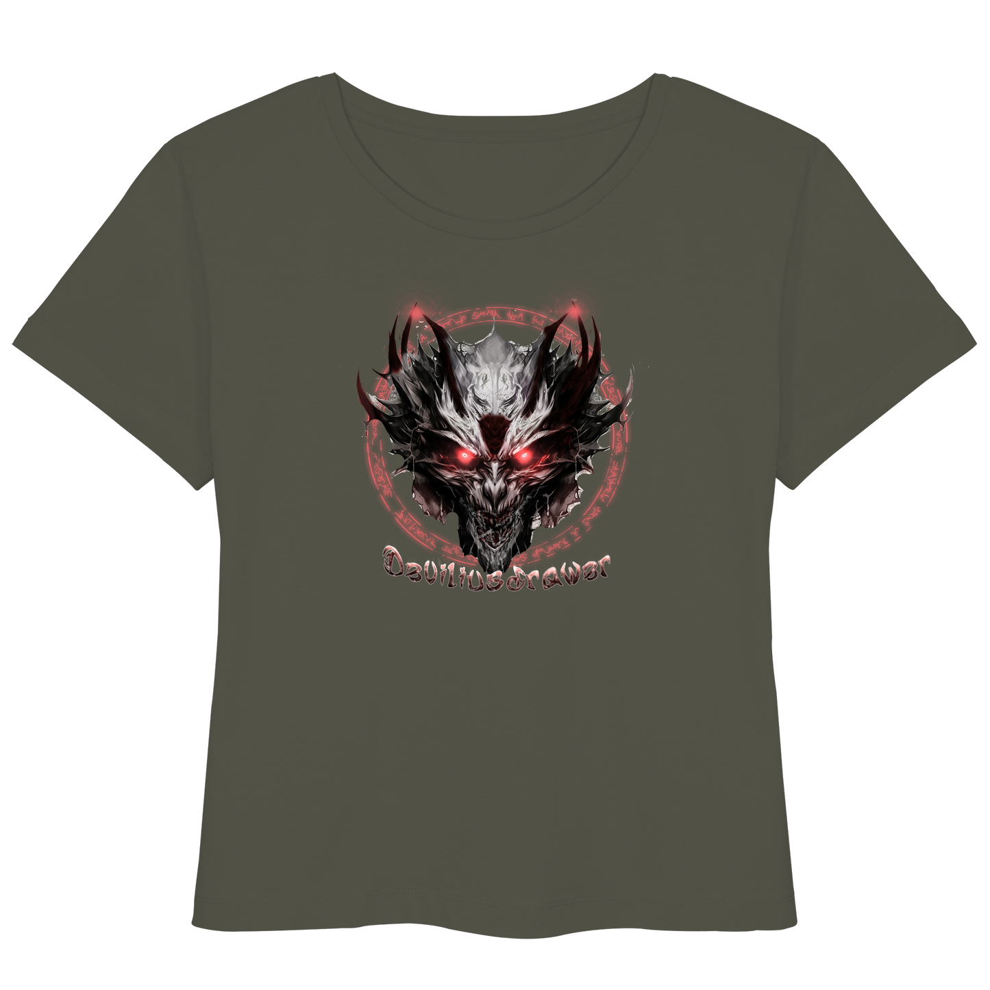 Deviliusdrawer Magic Glow Devil - Womens Organic Lightweight T-Shirt
