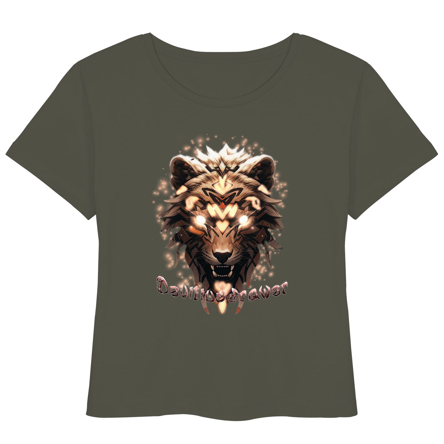 Deviliusdrawer Gold Weartiger - Womens Organic Lightweight T-Shirt