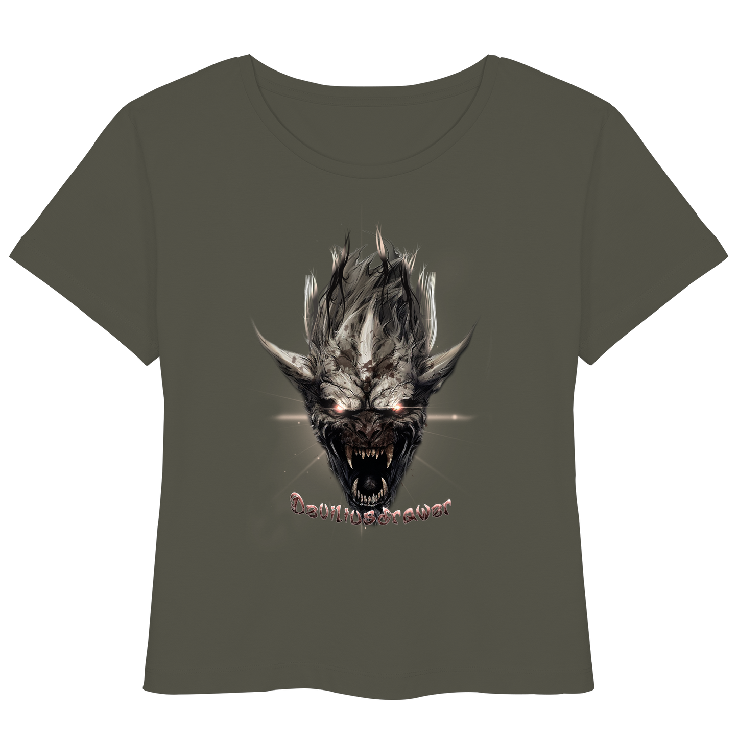 Deviliusdrawer Beast Wearwolf - Womens Organic Lightweight T-Shirt
