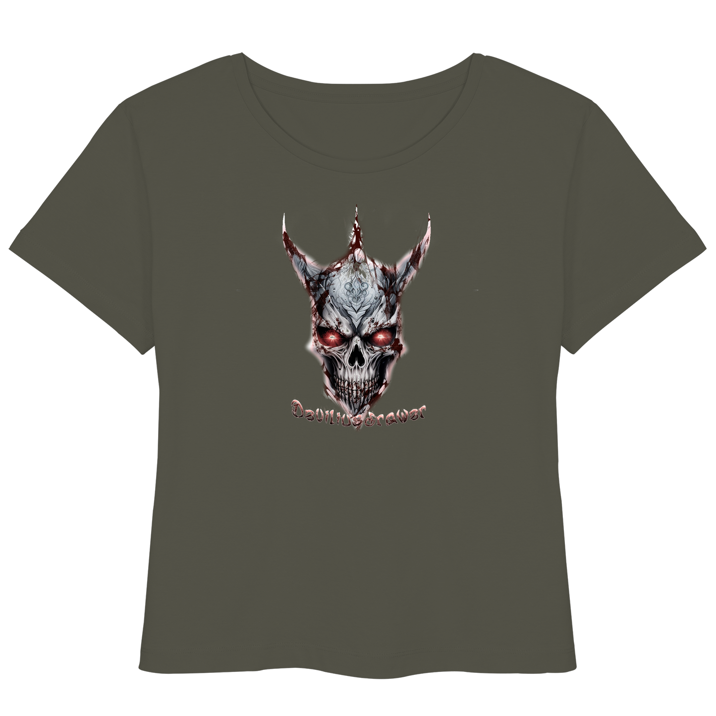 Deviliusdrawer Bloody Skeleton - Womens Organic Lightweight T-Shirt