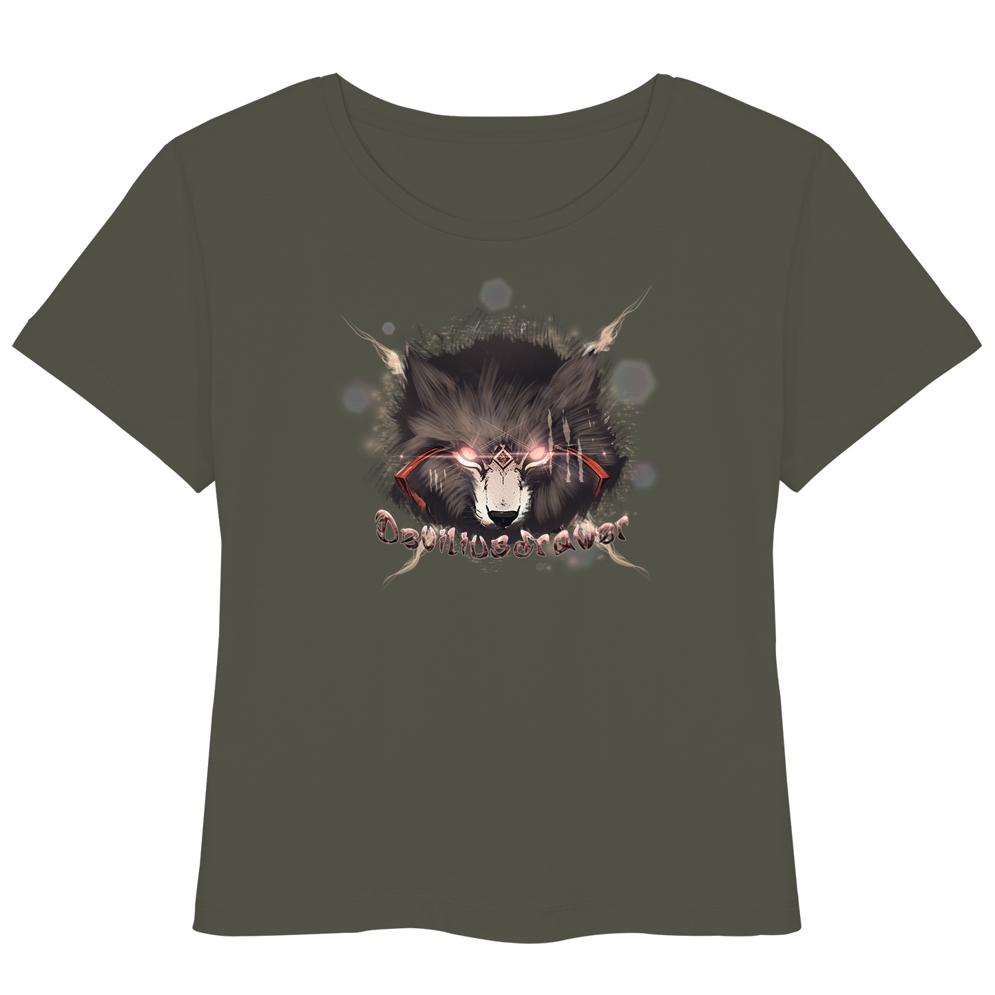 Deviliusdrawer Sparking Wolf - Womens Organic Lightweight T-Shirt