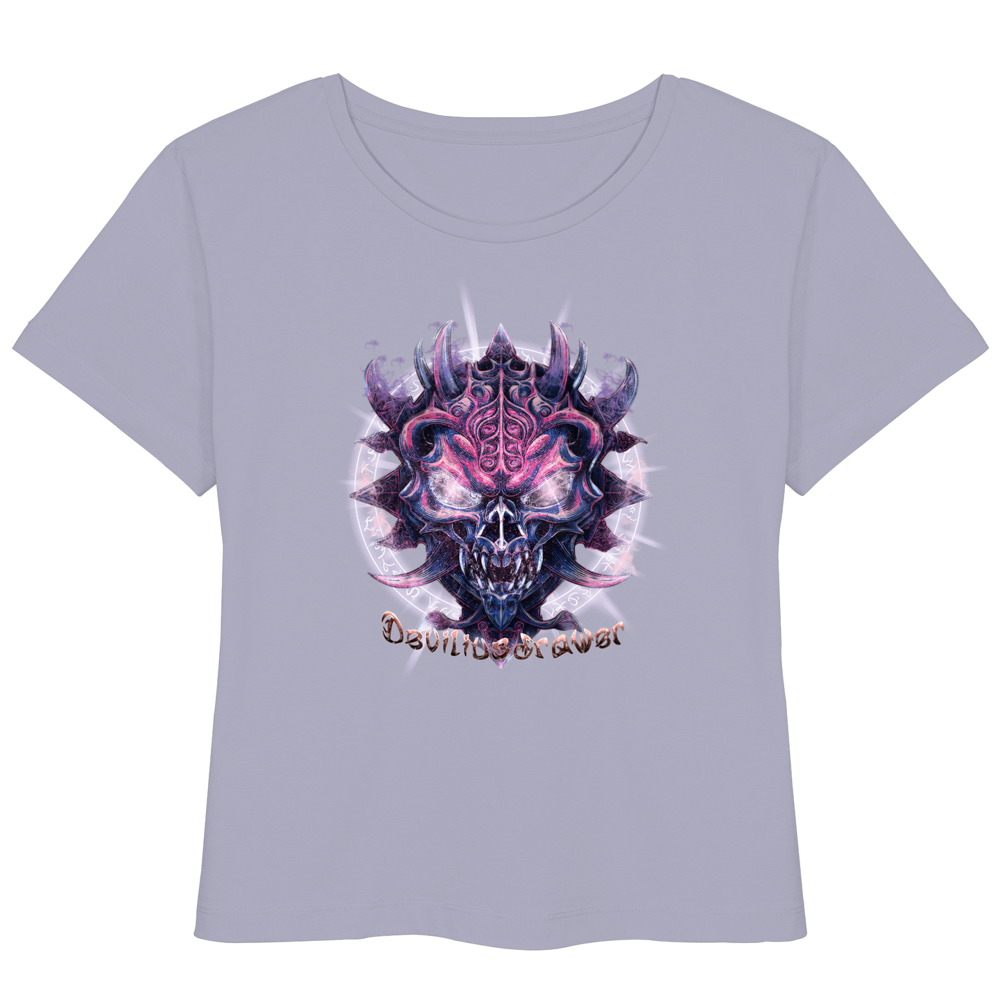 Deviliusdrawer Fire Demon - Womens Organic Lightweight T-Shirt