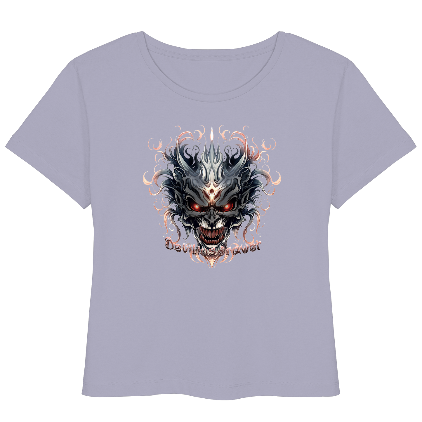 Deviliusdrawer Demon Mask - Womens Organic Lightweight T-Shirt