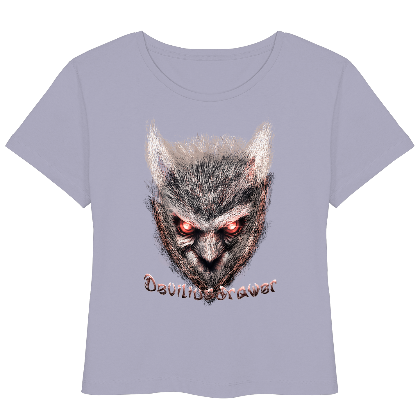 Deviliusdrawer Red Eyed Owl - Womens Organic Lightweight T-Shirt