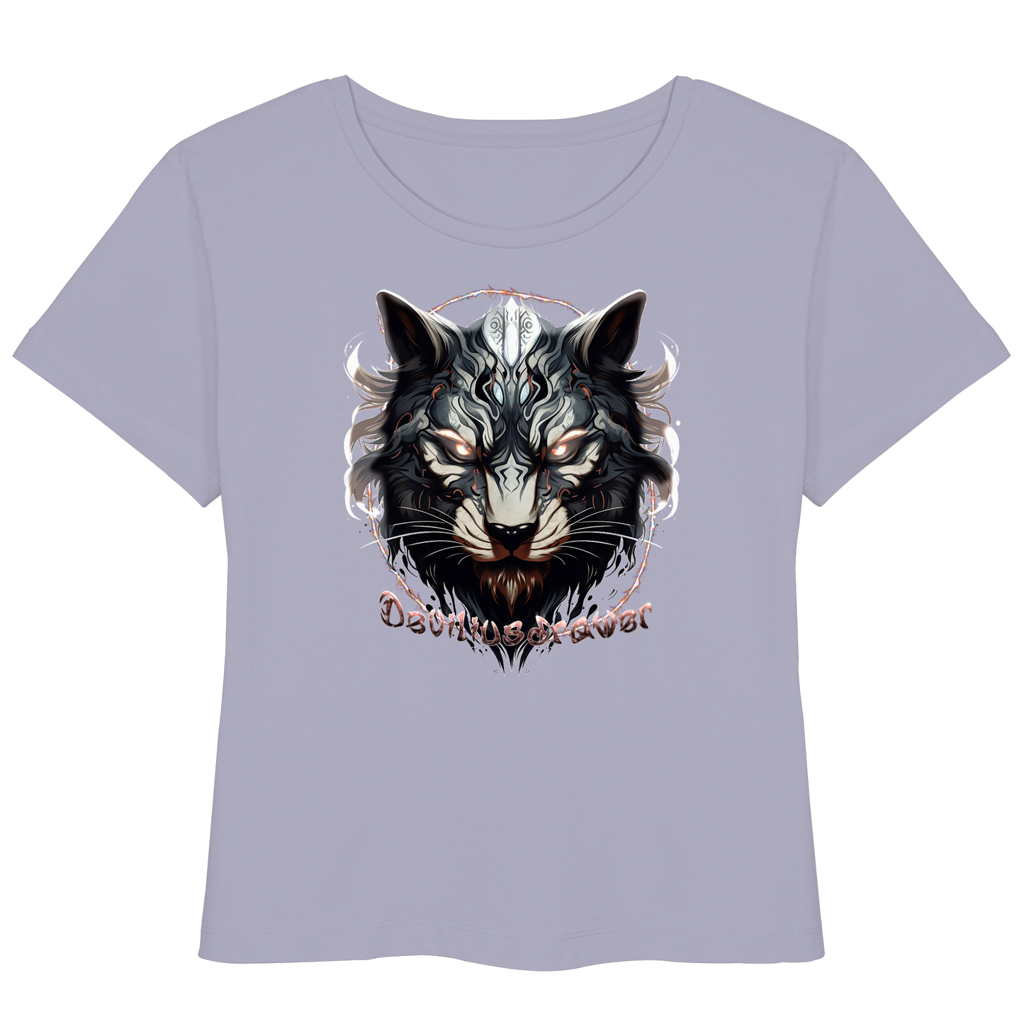 Deviliusdrawer Wolfcat - Womens Organic Lightweight T-Shirt