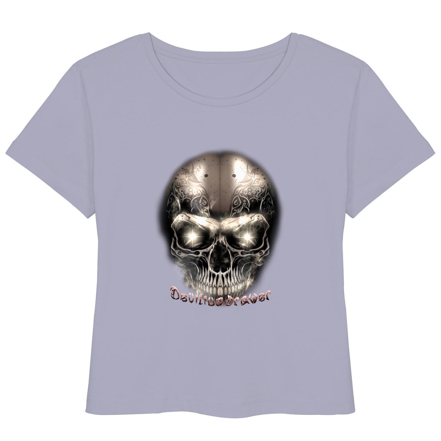 Deviliusdrawer Fire Skeleton Iron - Womens Organic Lightweight T-Shirt