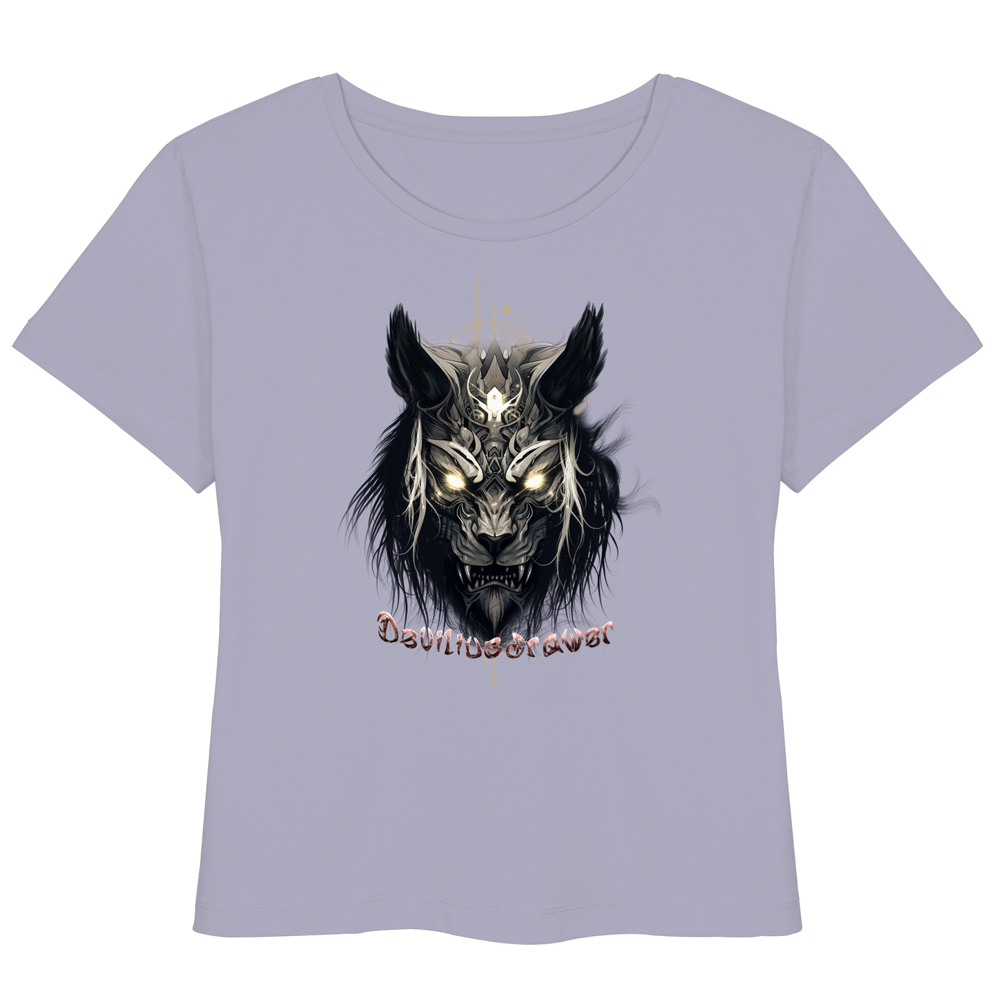 Deviliusdrawer Wolftiger - Womens Organic Lightweight T-Shirt
