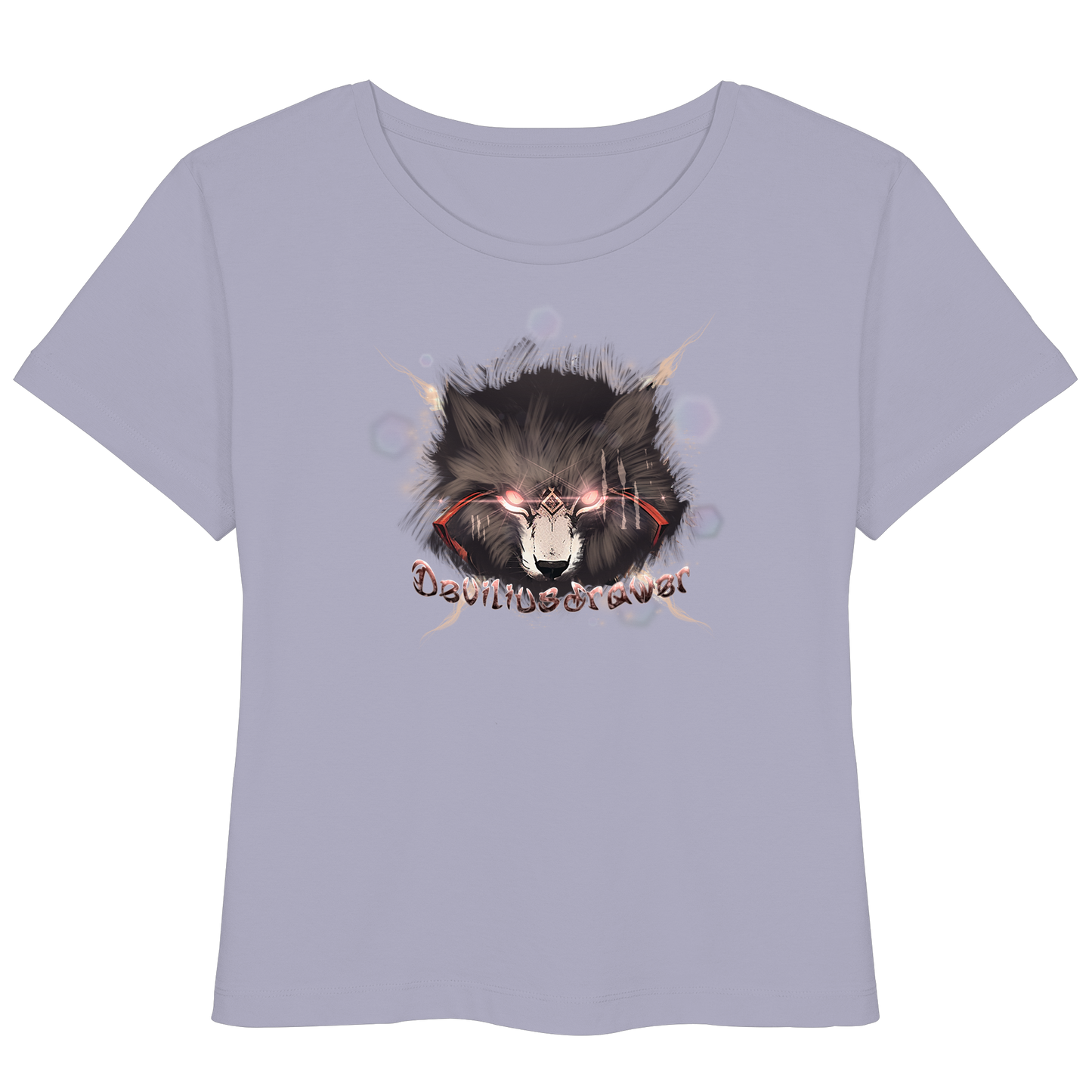 Deviliusdrawer Sparking Wolf - Womens Organic Lightweight T-Shirt