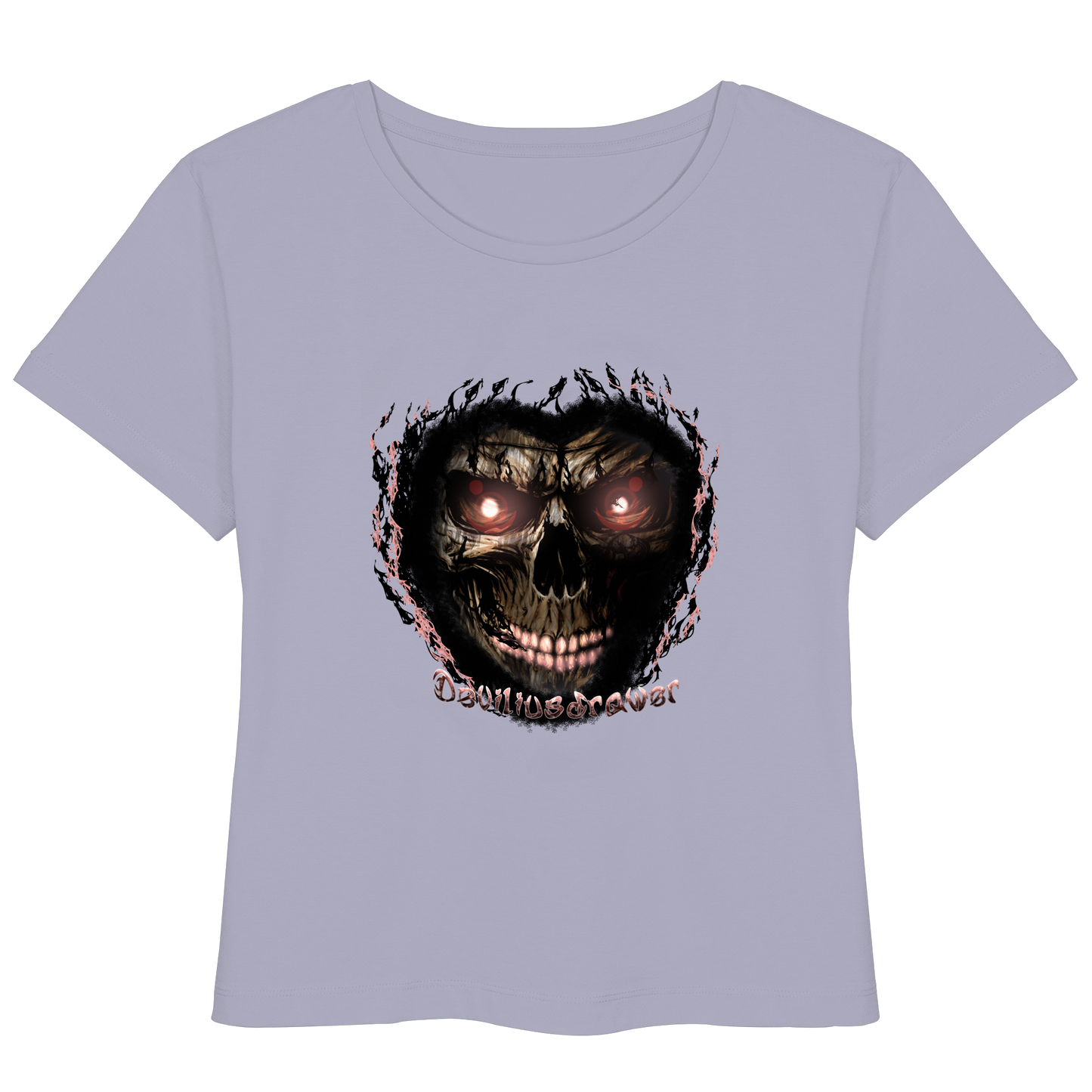 Deviliusdrawer Glow Skeleton - Womens Organic Lightweight T-Shirt