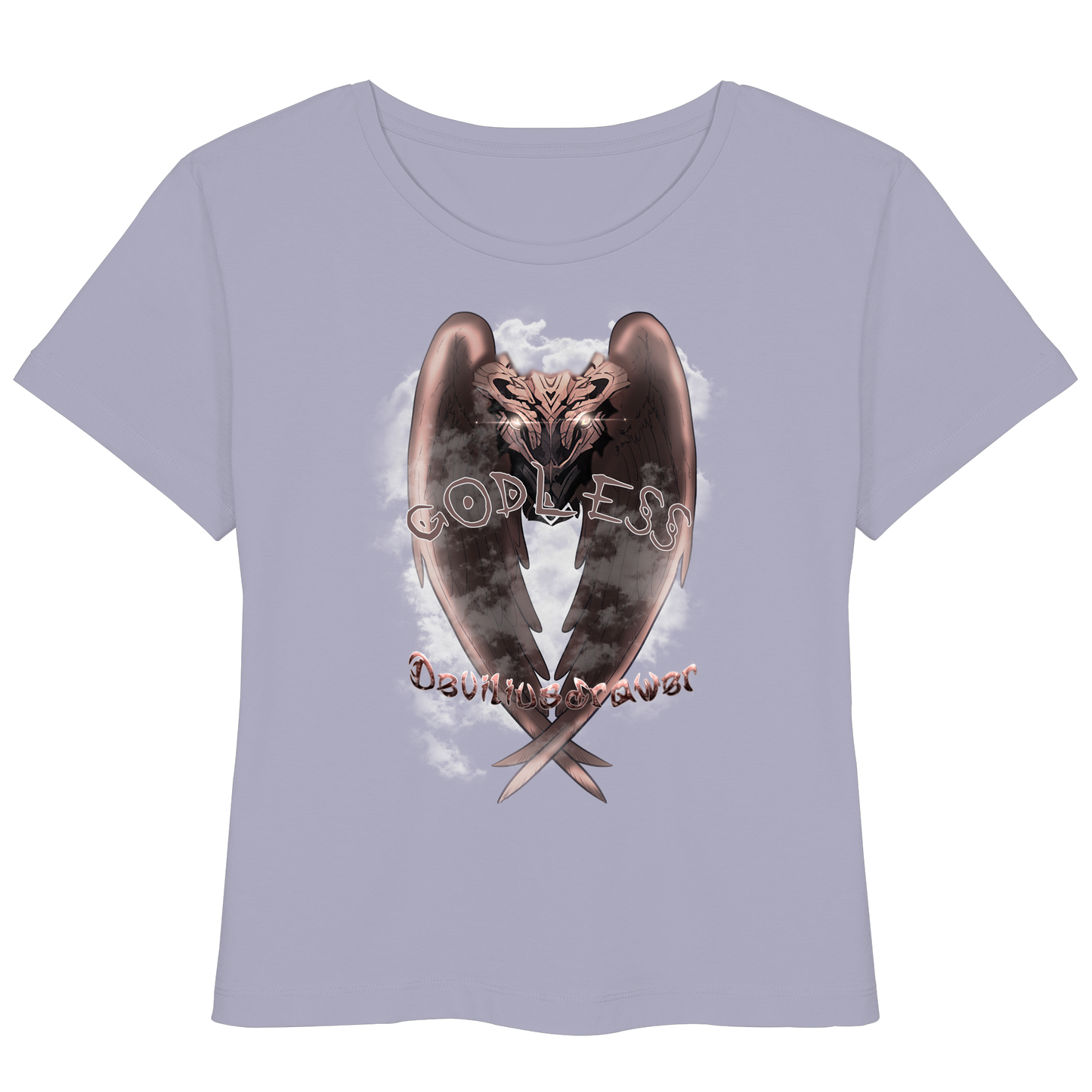 Deviliusdrawer Godless Owl - Womens Organic Lightweight T-Shirt