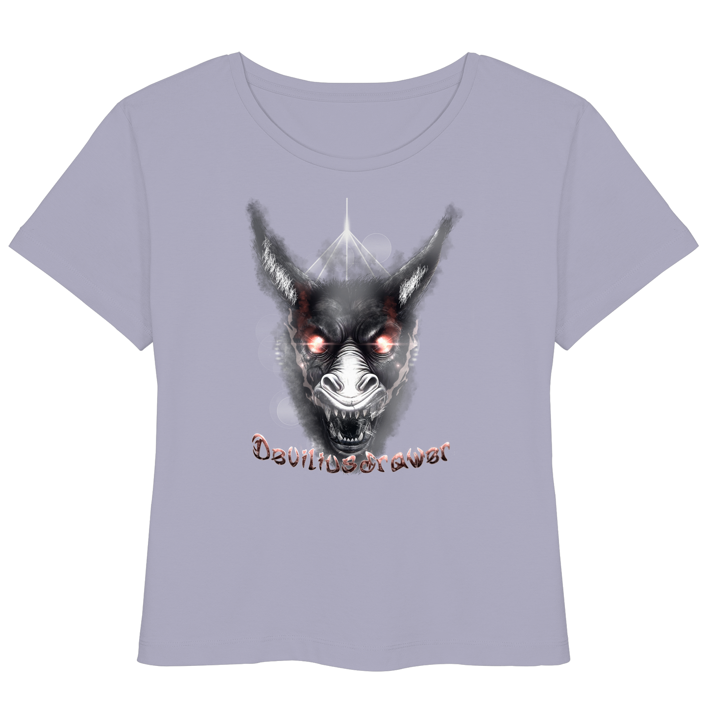 Deviliusdrawer Evil Donkey - Womens Organic Lightweight T-Shirt