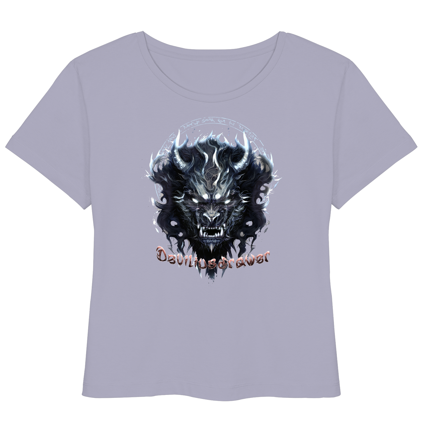 Deviliusdrawer Dark Wolf Mask - Womens Organic Lightweight T-Shirt