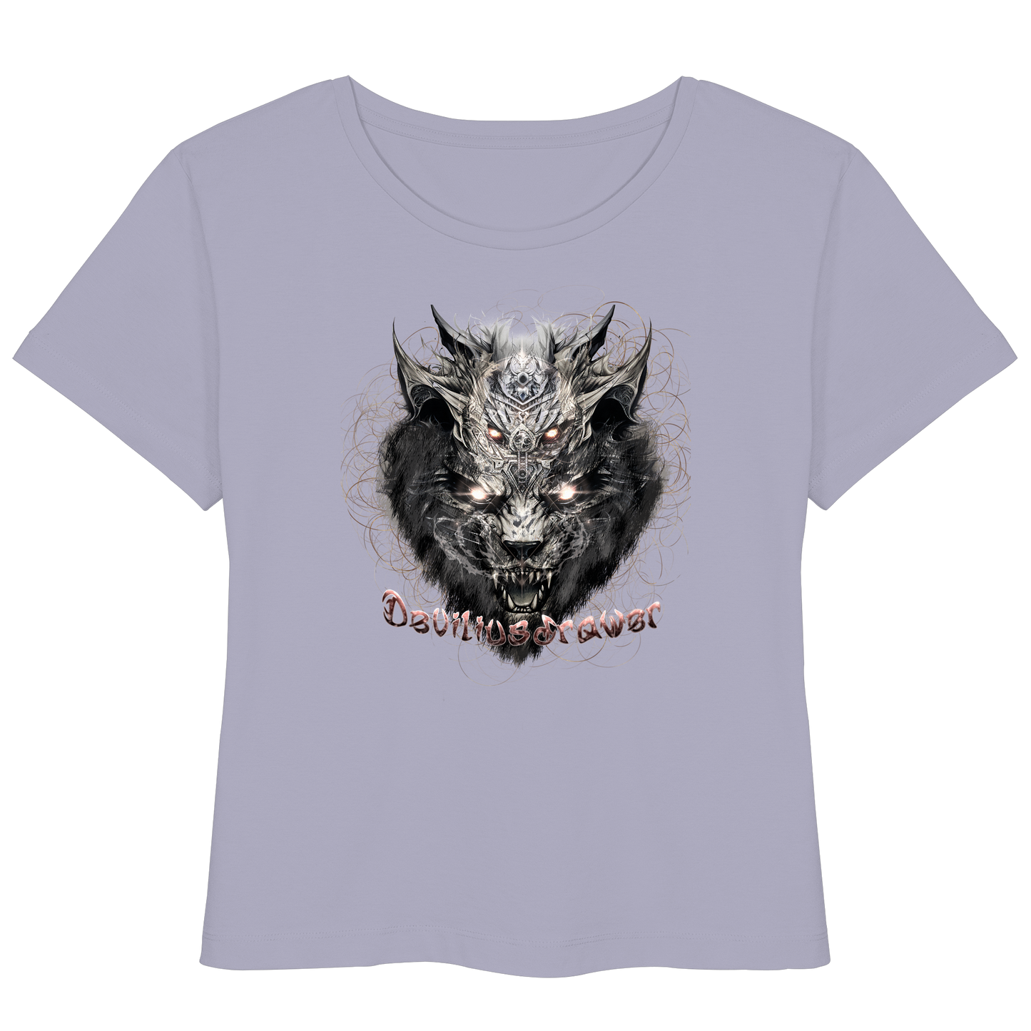 Deviliusdrawer Magical Beast Cat - Womens Organic Lightweight T-Shirt