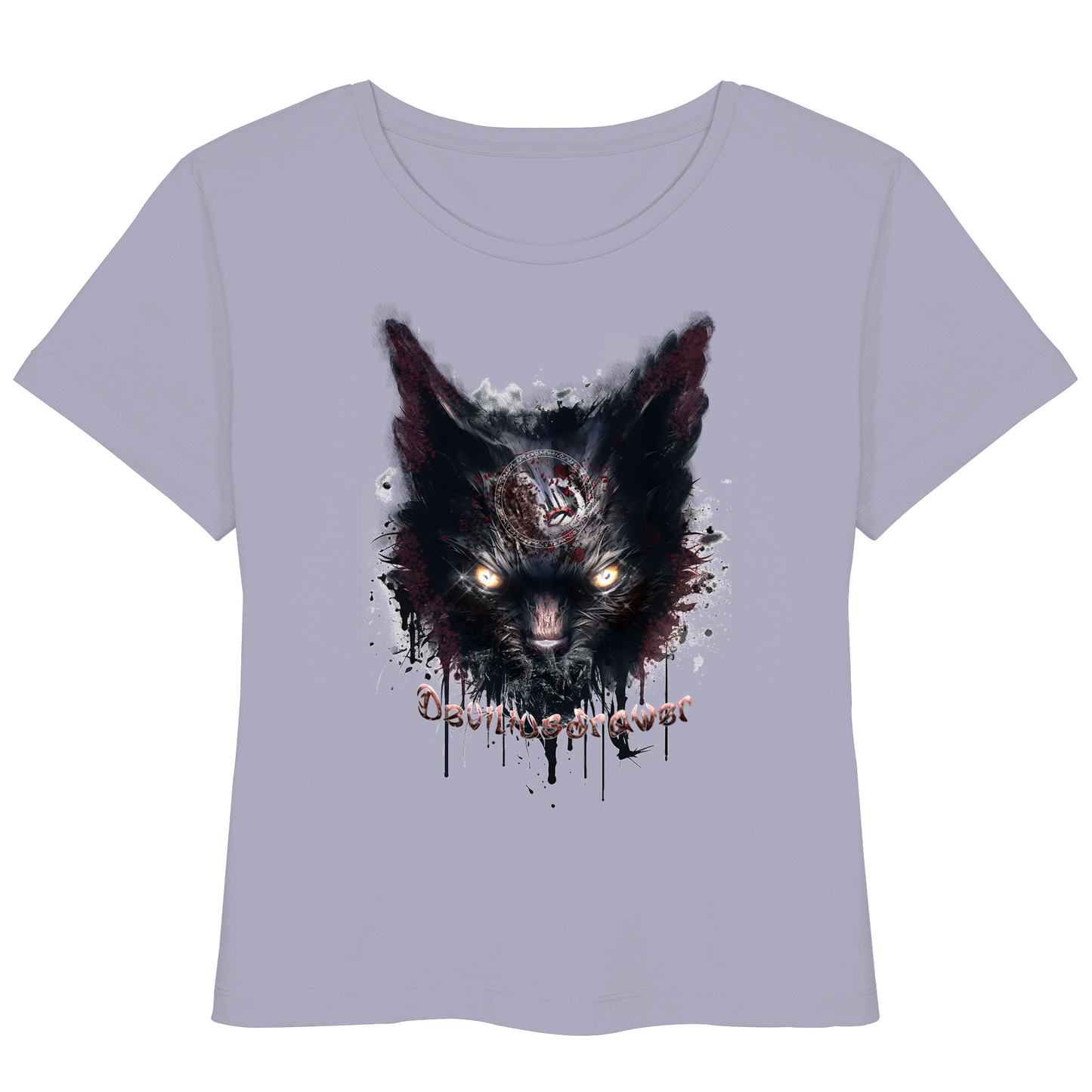 Deviliusdrawer Zombie Cat - Womens Organic Lightweight T-Shirt