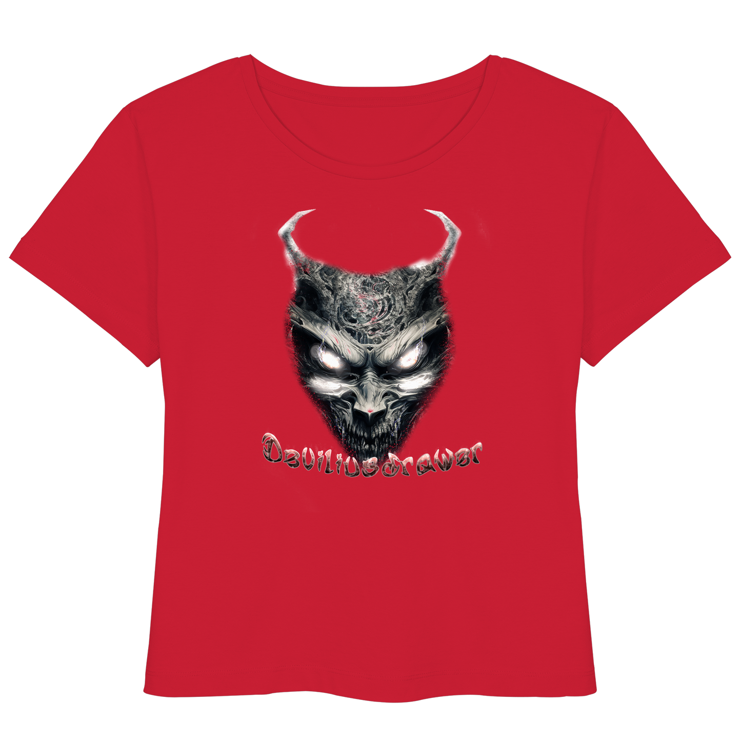 Deviliusdrawer Demonic Evil Zombie - Womens Organic Lightweight T-Shirt