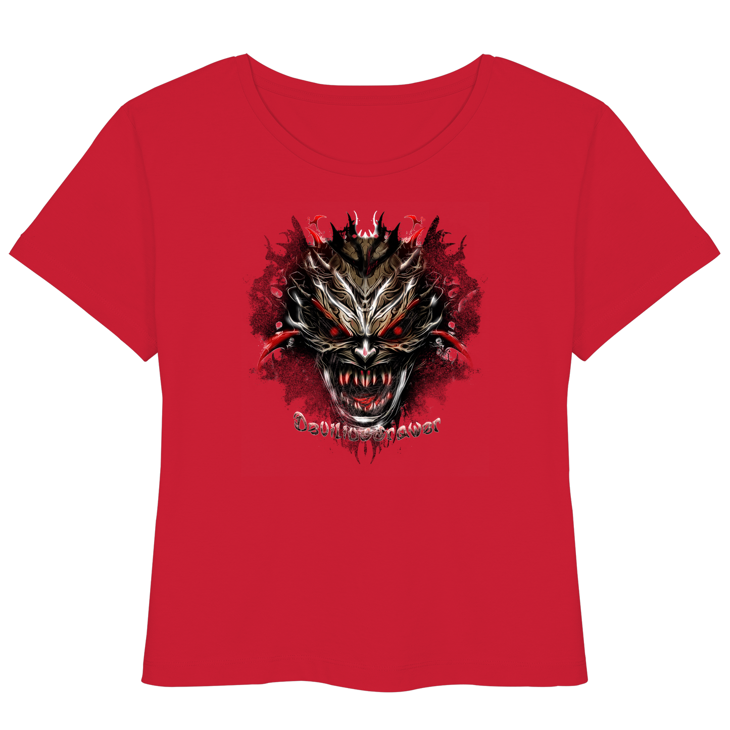 Deviliusdrawer Dark Redeyed Devil - Womens Organic Lightweight T-Shirt